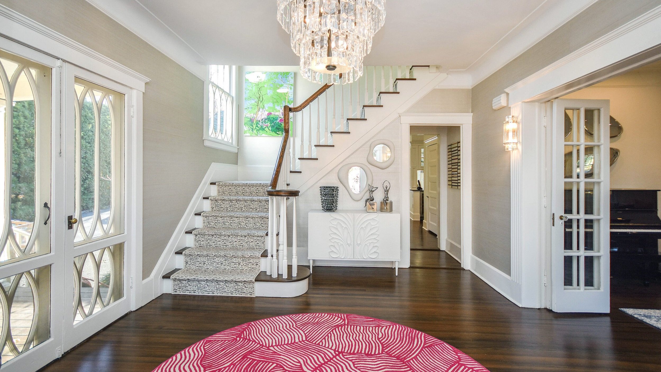 Luxury wallpaper installation